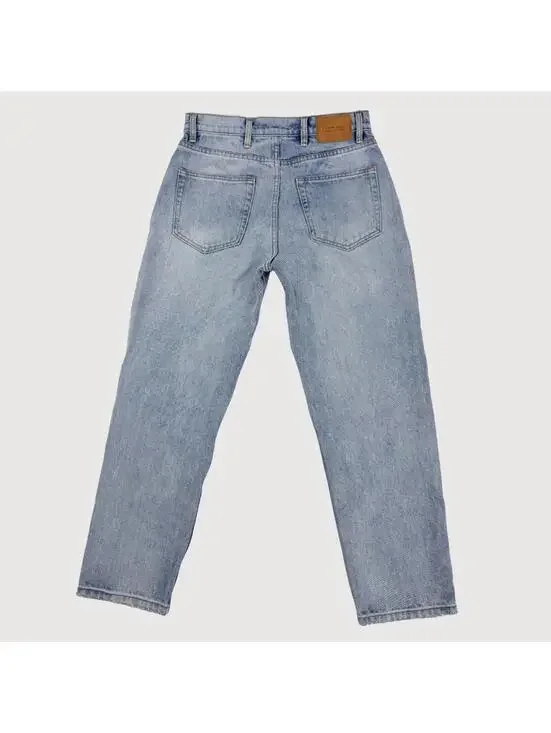 I Love Ugly Cropped 90s Denim Jeans Light Blue Wash Size S - Picture 3 of 9